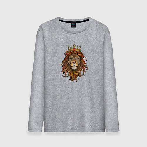 Мужской лонгслив Король Лев / Меланж – фото 1