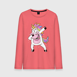 Мужской лонгслив Dabbing Unicorn