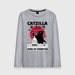 Мужской лонгслив Catzilla King of Pawster