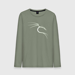 Лонгслив хлопковый мужской Kali Linux, цвет: авокадо