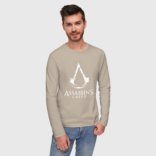 Мужской лонгслив Assassin’s Creed / Миндальный – фото 3