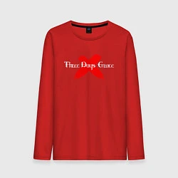 Лонгслив хлопковый мужской Three Days Grace, цвет: красный