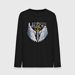 Лонгслив хлопковый мужской Heroes of Might and Magic, цвет: черный