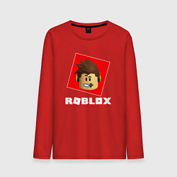 Лонгслив хлопковый мужской ROBLOX, цвет: красный