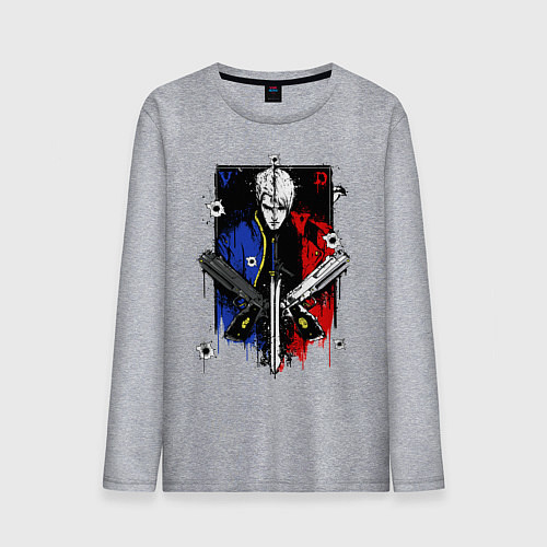 Мужской лонгслив DMC / Меланж – фото 1