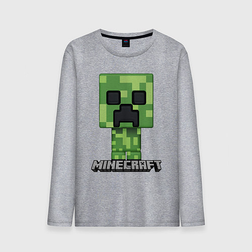 Мужской лонгслив MINECRAFT / Меланж – фото 1