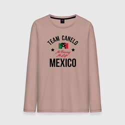 Лонгслив хлопковый мужской Team Canelo, цвет: пыльно-розовый