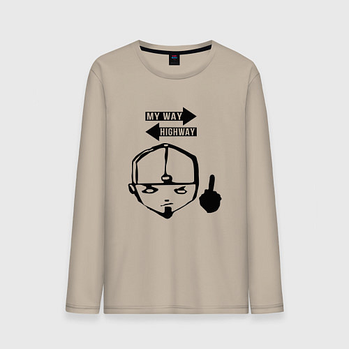 Мужской лонгслив LIMP BIZKIT / Миндальный – фото 1