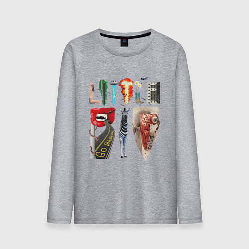 Мужской лонгслив Little Big / Меланж – фото 1