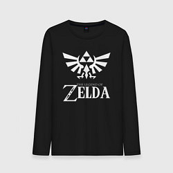 Лонгслив хлопковый мужской THE LEGEND OF ZELDA, цвет: черный