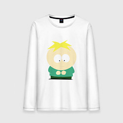 Лонгслив хлопковый мужской South Park Баттерс, цвет: белый