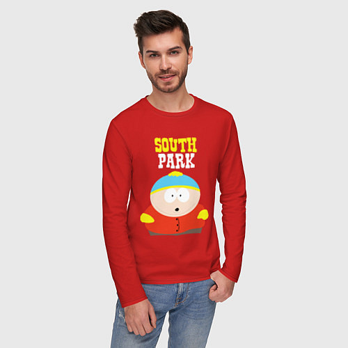 Мужской лонгслив SOUTH PARK / Красный – фото 3