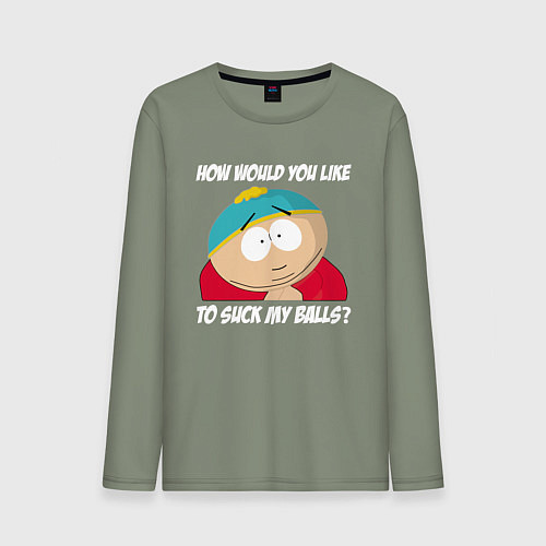 Мужской лонгслив ЮЖНЫЙ ПАРК / Авокадо – фото 1