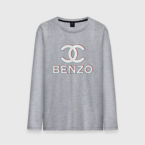 Мужской лонгслив BBT BENZO GANG / Меланж – фото 1