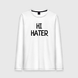 Мужской лонгслив HI HATER BYE HATER