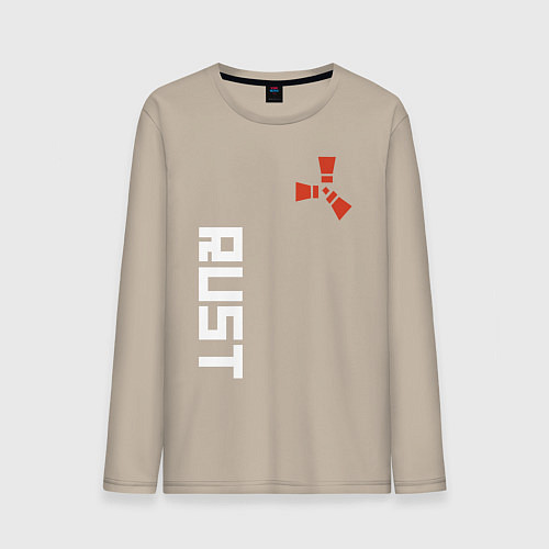 Мужской лонгслив RUST / Миндальный – фото 1