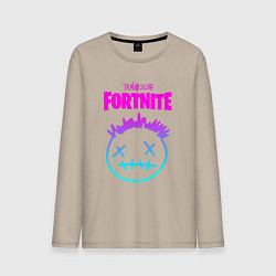 Лонгслив хлопковый мужской TRAVIS SCOTT X FORTNITE, цвет: миндальный