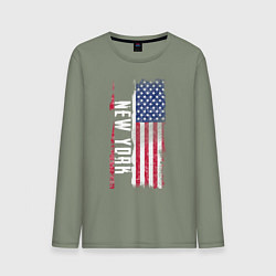 Мужской лонгслив New York