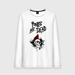 Мужской лонгслив Punks not dead