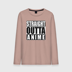 Мужской лонгслив Straight Outta Anime