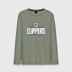 Мужской лонгслив Los Angeles Clippers