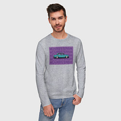Лонгслив хлопковый мужской АвтоВаз, цвет: меланж — фото 2