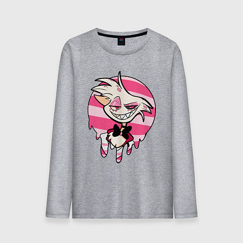 Мужской лонгслив ОТЕЛЬ ХАЗБИН / Меланж – фото 1