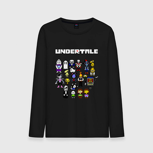 Мужской лонгслив UNDERTALE / Черный – фото 1