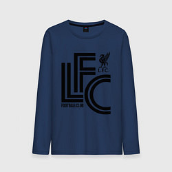 Лонгслив хлопковый мужской Liverpool FC, цвет: тёмно-синий