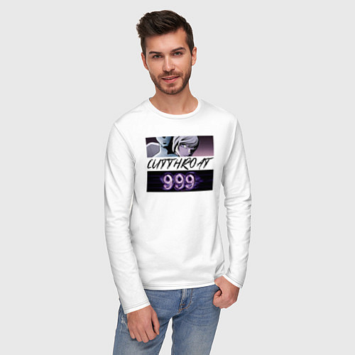Мужской лонгслив Cutthroat Akudama Drive / Белый – фото 3