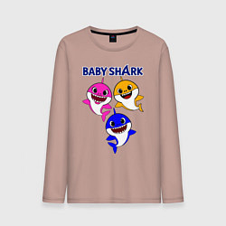 Мужской лонгслив Baby Shark