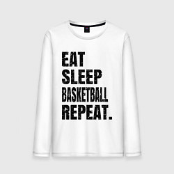 Мужской лонгслив EAT SLEEP BASKETBALL REPEAT