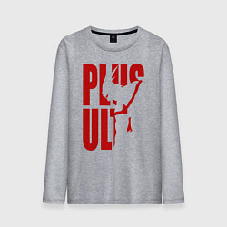 Лонгслив хлопковый мужской PLUS ULTRA, цвет: меланж