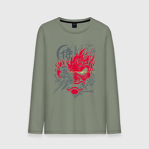 Мужской лонгслив Samurai 77 V 2 / Авокадо – фото 1