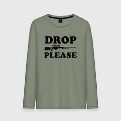 Мужской лонгслив Drop Please