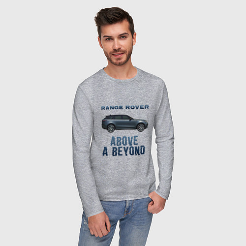 Мужской лонгслив Range Rover Above a Beyond / Меланж – фото 3