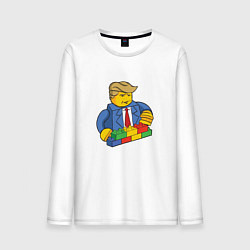 Мужской лонгслив Lego Donald Trump - Президент Дональд Трамп констр