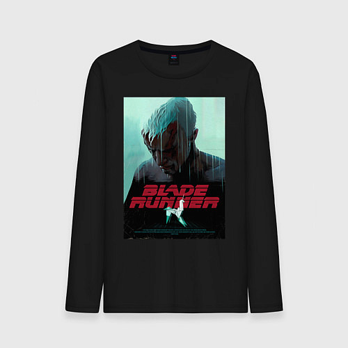 Мужской лонгслив Слезы в дожде Blade Runner / Черный – фото 1