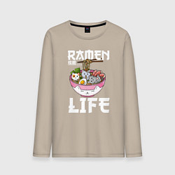 Мужской лонгслив Ramen life