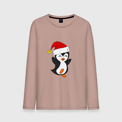 Мужской лонгслив Happy Pinguin