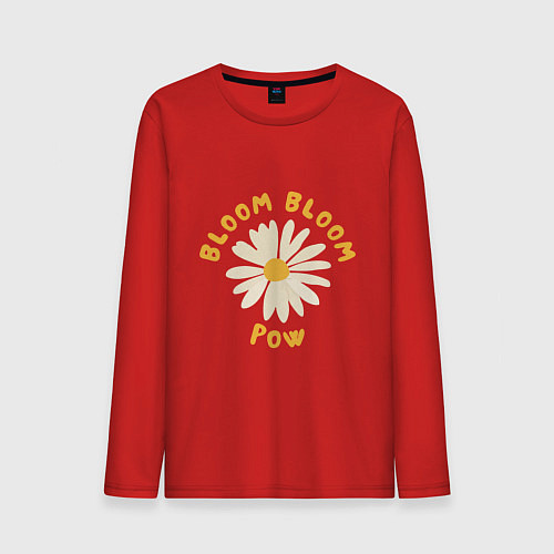Мужской лонгслив THE BOYZ Bloom Bloom Pow Cute / Красный – фото 1
