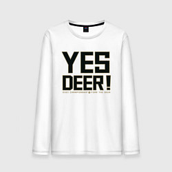 Мужской лонгслив Yes Deer!