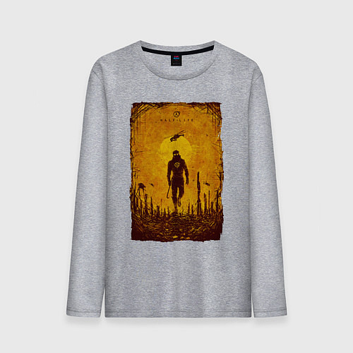 Мужской лонгслив FREEMAN HALF-LIFE 2 Z / Меланж – фото 1