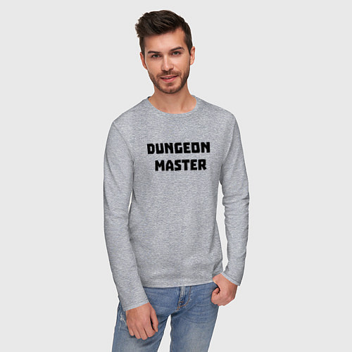 Мужской лонгслив Dungeon Master / Меланж – фото 3