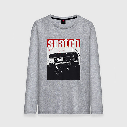 Мужской лонгслив Большой куш Гай Ричи / Меланж – фото 1