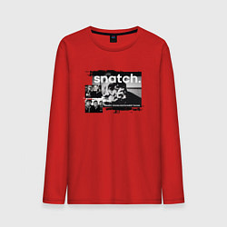 Лонгслив хлопковый мужской Большой куш: Ави Деновиц, цвет: красный