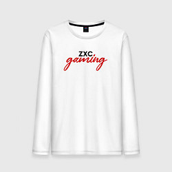 Лонгслив хлопковый мужской ZXC gaming, цвет: белый