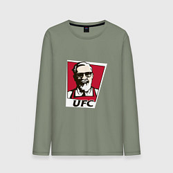 Лонгслив хлопковый мужской McGregor ufc, цвет: авокадо