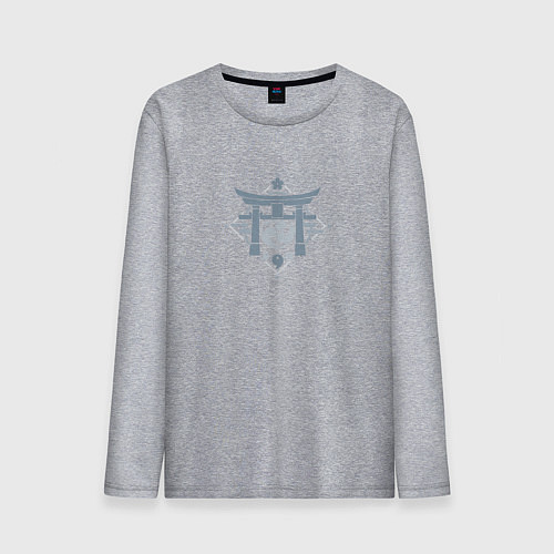 Мужской лонгслив Genshin Impact - Инадзума / Меланж – фото 1