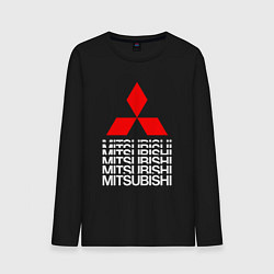 Мужской лонгслив MITSUBISHI МИЦУБИСИ МИТСУБИСИ МИЦУБИШИ LOGO STYLE